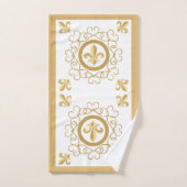 Frans wit bad handdoek (Handdoek)