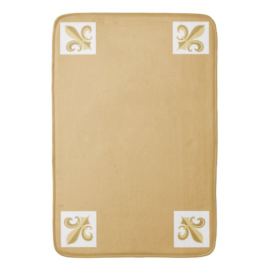 Frans wit badmat (Voorkant Verticaal)