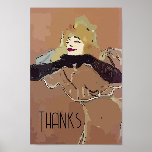 Frans Woamn Poster (Voorkant)