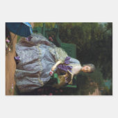 Frans Woman Decoupage Wrapping Paper (Voorkant 2)