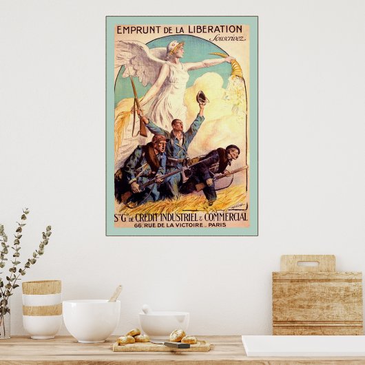 Frans WW1 Poster (Keuken)
