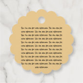 Frans zeepetiket/ophangen Label (Achterkant)