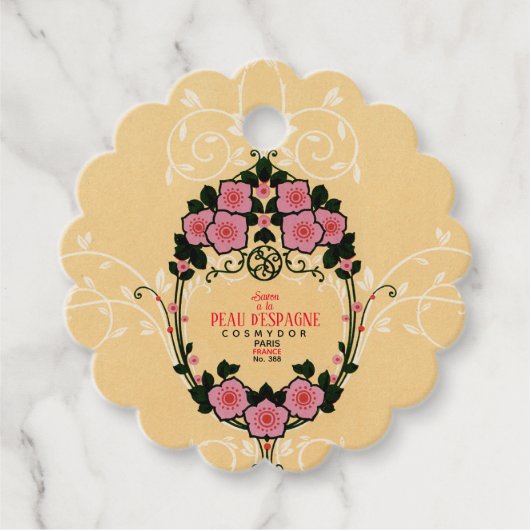 Frans zeepetiket/ophangen Label (Voorkant)