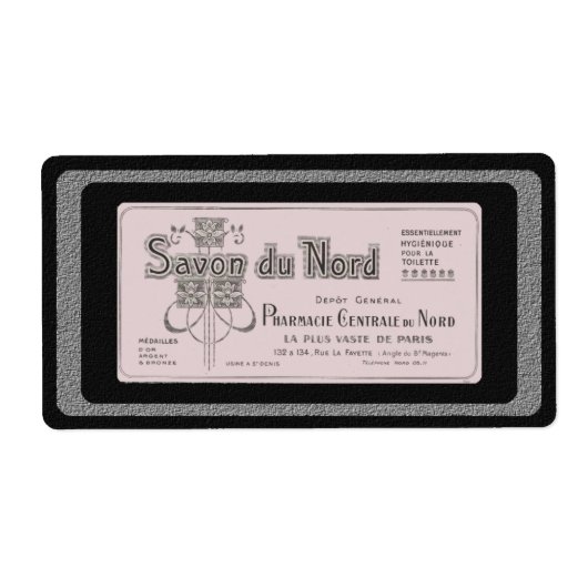 Frans zeeplabel Etiket (Voorkant)