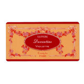 Frans zeeplabel - rechthoek Etiket (Voorkant)