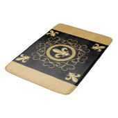 Frans zwart badmat (Gekanteld)