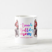 Fransche Moederdag Moeder Hond Liefhebber Mooie Koffiemok (Center)