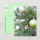 Franscious en het Briefkaart van de Kerstboom van (Voorkant / Achterkant)
