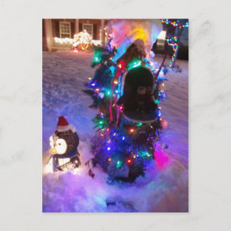 Franscious en Lennart Christmas Time Mailbox Feestdagenkaart