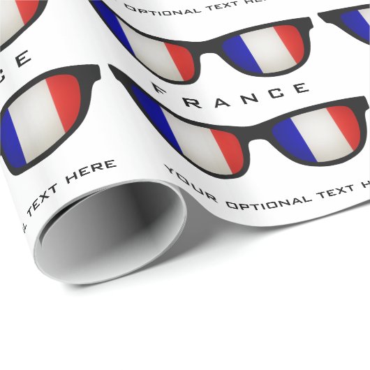 Franse aangepaste tekst- en kleurcadeauomloop voor cadeaupapier (Rol Hoek)