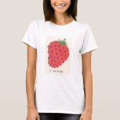 Franse aardbei t-shirt (Voorkant)