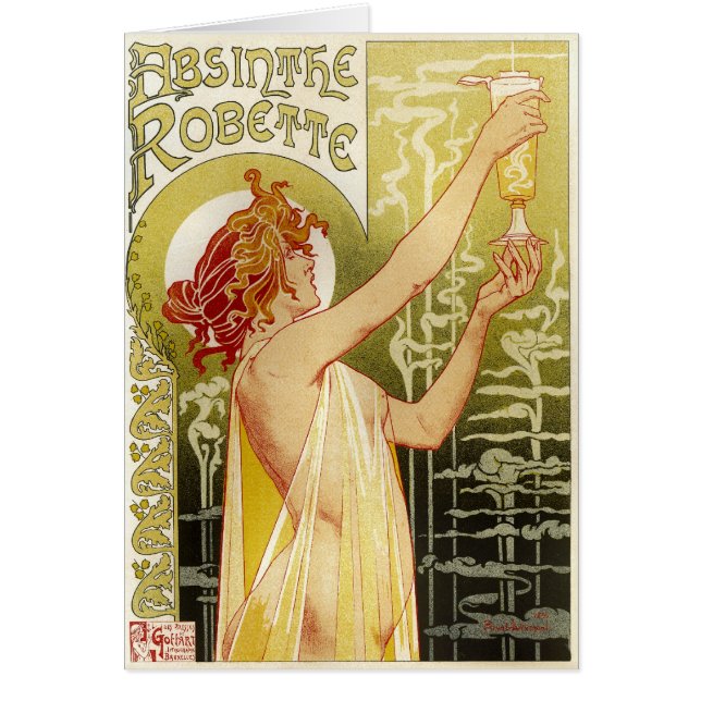  Franse Absinthe Advertisement (Voorkant)