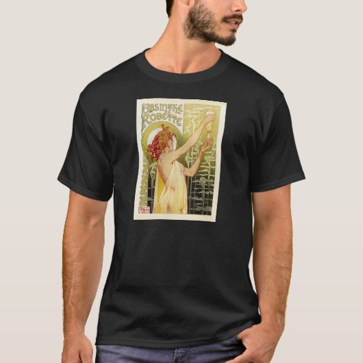  Franse Absinthe Advertisement T-shirt (Voorkant)