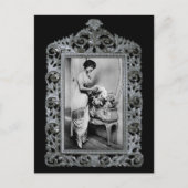 Franse Actress Briefkaart (Voorkant)