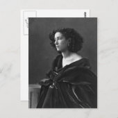 Franse Actress Sarah Bernhardt van Félix Nadar 186 Briefkaart (Voorkant / Achterkant)