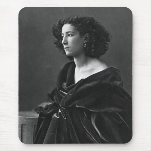 Franse Actrice Sarah Bernhardt door Félix Nadar Muismat (Voorkant)