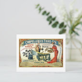 Franse ad-hocproducten - kapselarijen1890 Briefkaart (Staand voorkant)