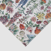  Franse Adolphe Millot Flowers Tissuepapier (Detail)