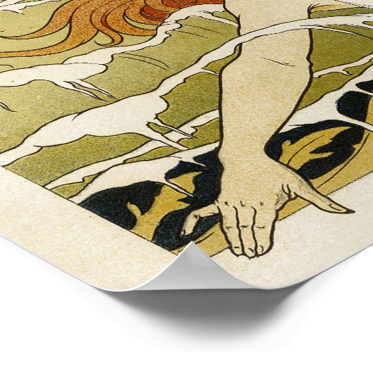 -Franse Adverteren Caboure Poster (Hoek)