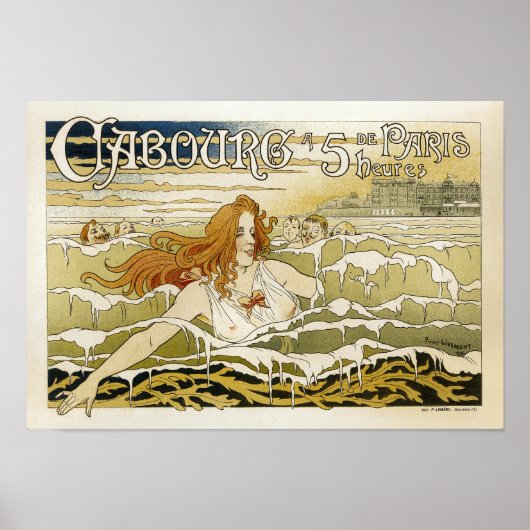 -Franse Adverteren Caboure Poster (Voorkant)