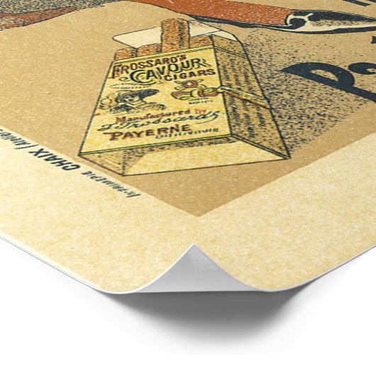 -Franse Adverteren Caboure Poster (Hoek)