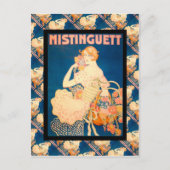 -Franse adverteren, Mistinguett Briefkaart (Voorkant)