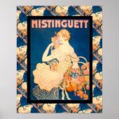 -Franse adverteren, Mistinguett Poster (Voorkant)