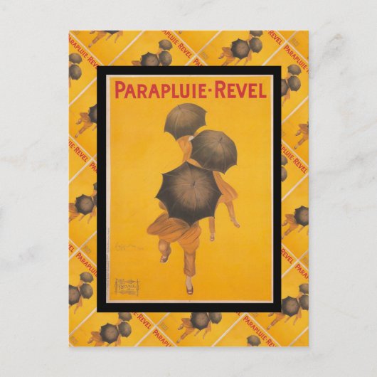 -Franse adverteren, Parapluie Revel Briefkaart (Voorkant)