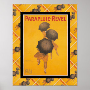 -Franse adverteren, Parapluie Revel Poster