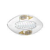 Franse afbeelding van hoorn cartoon american football (Voorkant)