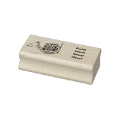 Franse afbeelding van hoorn cartoon rubberstempel (Stempel)
