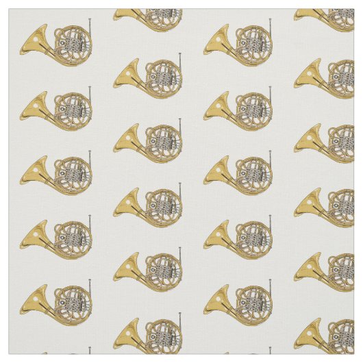 Franse afbeelding van hoorn cartoon stof (Swatch)