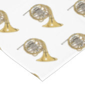 Franse afbeelding van hoorn cartoon tafelkleed (Gekanteld)