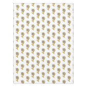 Franse afbeelding van hoorn cartoon tafelkleed (Voorkant)