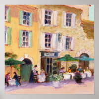Franse afdruk 16 x 16 inch