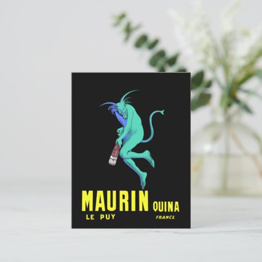 Franse alcoholreclame Briefkaart (Staand voorkant)