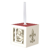 Franse alfabet blok Ornament set "L" (Achter hoekig)