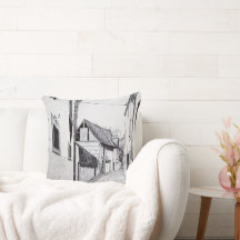 Franse Alley Drawing Clock