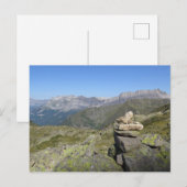 Franse Alpen Briefkaart (Voorkant / Achterkant)