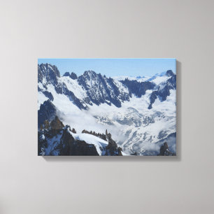 Franse Alpen Canvas Afdruk