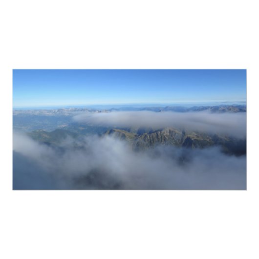 Franse Alpen Chamonix gebied Foto Afdruk (Voorkant)