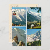 Franse Alpen, Chamonix Mt Blanc Briefkaart (Voorkant / Achterkant)