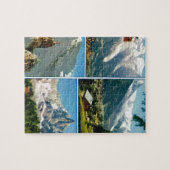  Franse Alpen, Chamonix Mt Blanc Legpuzzel (Horizontaal)