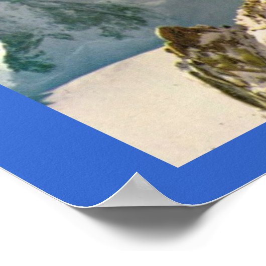  Franse Alpen, Chamonix Mt Blanc Poster (Hoek)