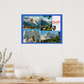 Franse Alpen, Chamonix Mt Blanc Poster (Keuken)