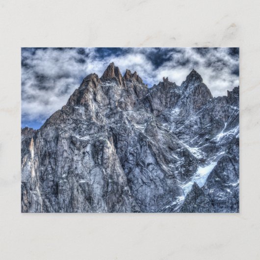Franse Alpen Chamonix Vista Briefkaart (Voorkant)