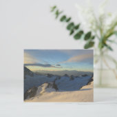 Franse Alpen Chamonix zonsopgang Briefkaart (Staand voorkant)