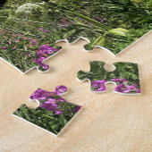 Franse Alpen en Alpenbloemen Legpuzzel (Zijkant)