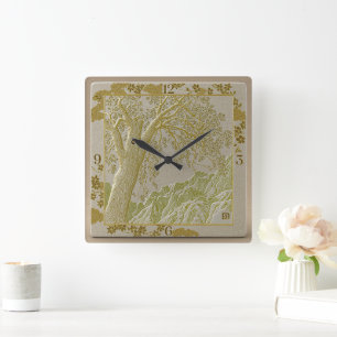 Franse Alpen Golden Shades wandklok