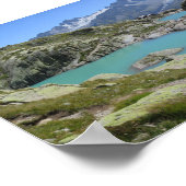 Franse Alpen Lac Blanc Poster (Hoek)